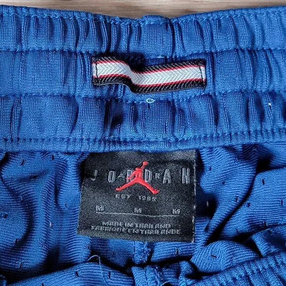 Nike Air Jordan Sport Diamond Shorts Mens Size Medium Blue Basketball DH9075-493 - Picture 7 of 14